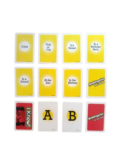 8+Years Adults &amp; Teens Scattergories The Card Game Party Card Games 