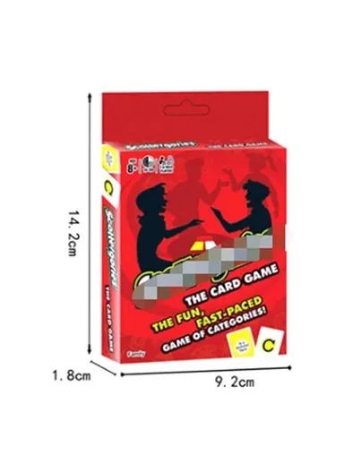 8+Years Adults &amp; Teens Scattergories The Card Game Party Card Games 