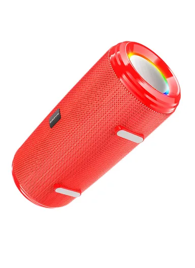 5W 1200mAh Young Sports Wireless Speaker BT V5.0 For Music &amp; Calls BR13 (L22.1 x W9.9 x H10.1)cm - Red