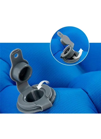 TVU Diamond Shaped Inflatable Air Mattress G05-2 (L195 x W60 x H5)cm - Orange