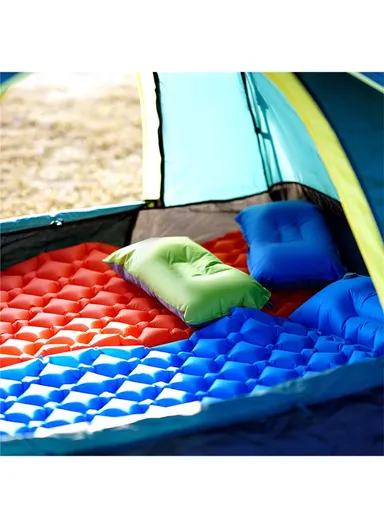 TVU Diamond Shaped Inflatable Air Mattress G05-2 (L195 x W60 x H5)cm - Orange