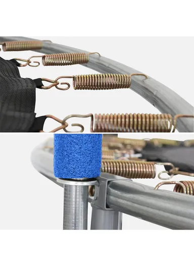 150cm Trampoline With 40cm Off Floor &amp; 155cm Total Height LB5FT - Black &amp; Blue