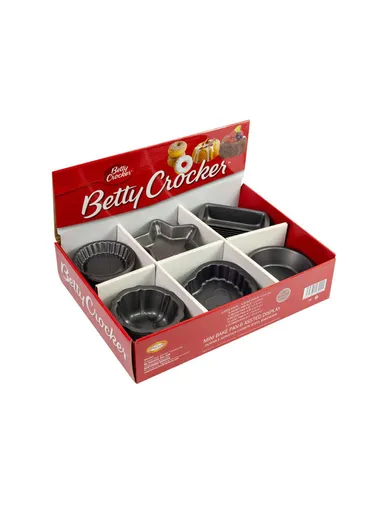 6Pcs Aluminum Mini Bake Pan Assorted Heart Shape BCKWBC1017