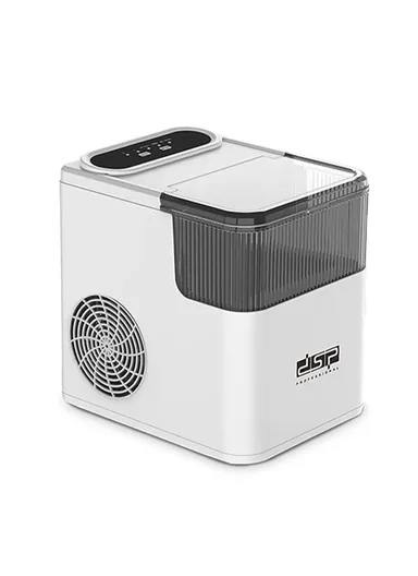 1.4L 165W Electric Ice Maker 9 Ice Cubes at a Time With Stainless Steel Housing Shell KD8001 - White