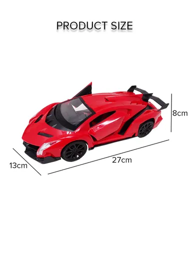 1:14 Scale Remote Control Car Simulation Lamborghini Toy Wireless For Children 0855-59 (L27 x W13 x H8)cm- Red