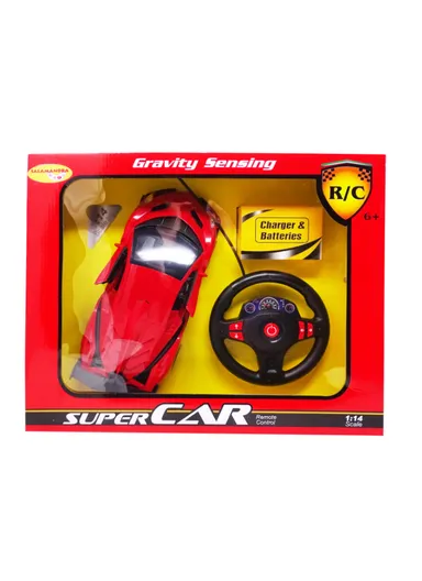 1:14 Scale Remote Control Car Simulation Lamborghini Toy Wireless For Children 0855-59 (L27 x W13 x H8)cm- Red