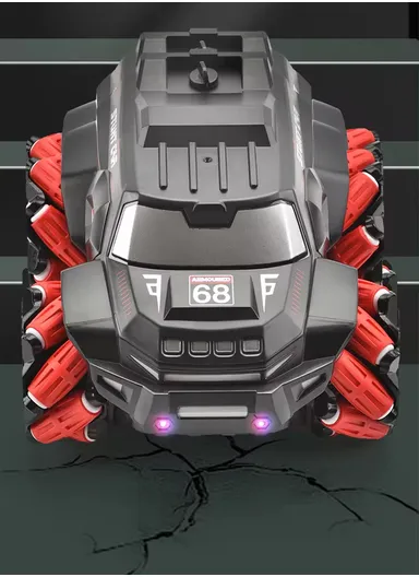  2.4 GHz Remote Control Car Toy Off-Road With Bubbles Spray, Music &amp; Lights For Kids 7710A-1 (L20 x W16 x H11)cm - Green