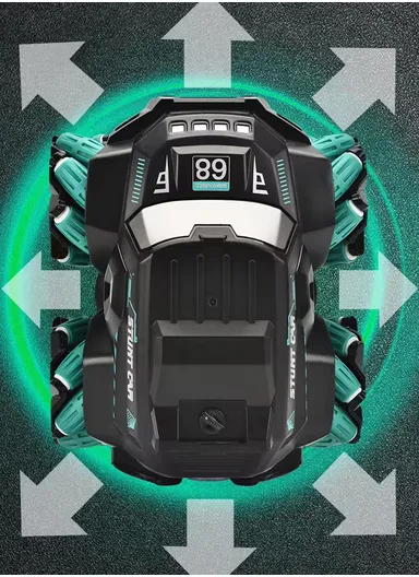  2.4 GHz Remote Control Car Toy Off-Road With Bubbles Spray, Music &amp; Lights For Kids 7710A-1 (L20 x W16 x H11)cm - Green