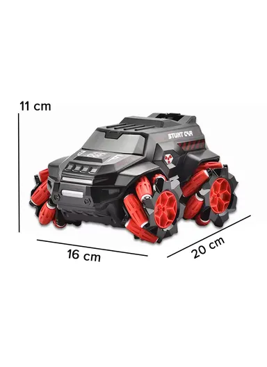  2.4 GHz Remote Control Car Toy Off-Road With Bubbles Spray, Music &amp; Lights For Kids 7710A-1 (L20 x W16 x H11)cm - Red