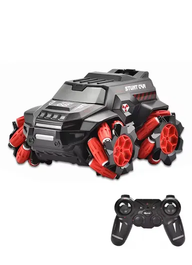  2.4 GHz Remote Control Car Toy Off-Road With Bubbles Spray, Music &amp; Lights For Kids 7710A-1 (L20 x W16 x H11)cm - Red