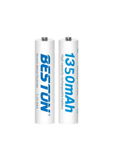 2Pcs 1350mAh 1.2V AAA Rechargeable Battery 