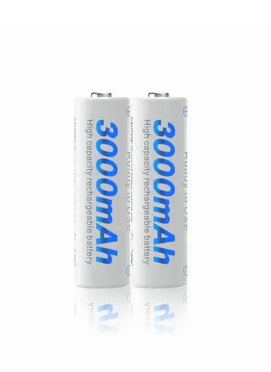 3000mAh AA 1.2V Rechargeable Battery - Pack of 2