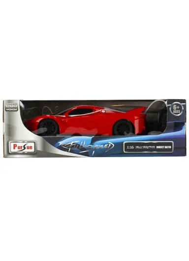 1:16 Scale Remote Control Race Car Simulation Toy Wireless For Children 599-10 (L27 x W11 x H6)cm - Red