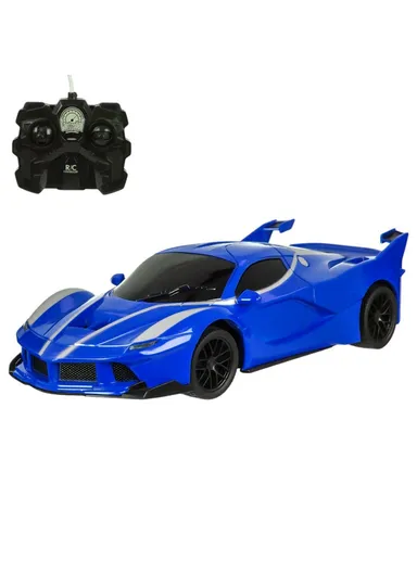 1:16 Scale Remote Control Race Car Simulation Toy Wireless For Children 599-10 (L27 x W11 x H6)cm - Blue