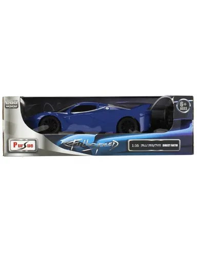 1:16 Scale Remote Control Race Car Simulation Toy Wireless For Children 599-10 (L27 x W11 x H6)cm - Blue