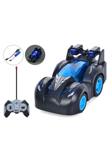 Multi-Function Car Toy Wireless With 360-Degree Rotating For Kids DH666-73A (L22 x W13 x H11)cm -Blue