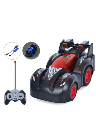 Multi-Function Car Toy Wireless With 360-Degree Rotating For Kids DH666-73A (L22 x W13 x H11)cm-Red