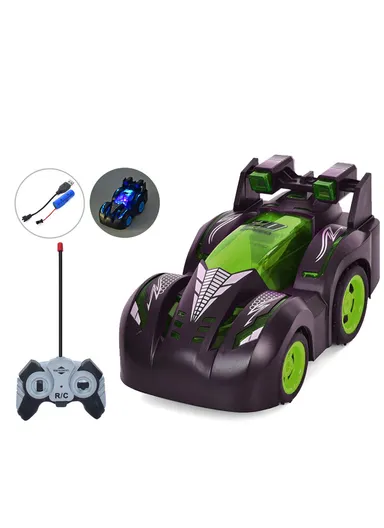 Multi-Function Car Toy Wireless With 360-Degree Rotating For Kids DH666-73A (L22 x W13 x H11)cm -Green