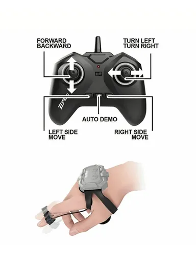 2.4G Wireless Controlled RC Drift Car With Music, Rechargeable Battery &amp; Hand Control 666-809BA (L33 x W21.5 x H11.5)cm - Blue