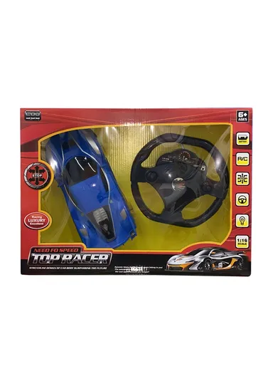 1:16 Scale Remote Control Car Toy Wireless For Children 599-22 (L27 x W11 x H6)cm -Blue