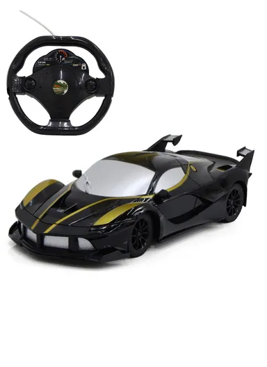 1:16 Scale Remote Control Car Toy Wireless For Children 599-22 (L27 x W11 x H6)cm - Black