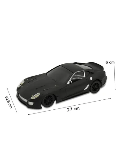1:16 Scale Remote Control Race Matte Color Car Simulation Toy Wireless For Children 5998-1 (L27 x W10.5 x H6)cm - Black