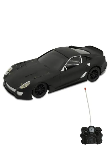 1:16 Scale Remote Control Race Matte Color Car Simulation Toy Wireless For Children 5998-1 (L27 x W10.5 x H6)cm - Black