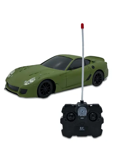 1:16 Scale Remote Control Race Matte Color Car Simulation Toy Wireless For Children 5998-1 (L27 x W10.5 x H6)cm - Olive
