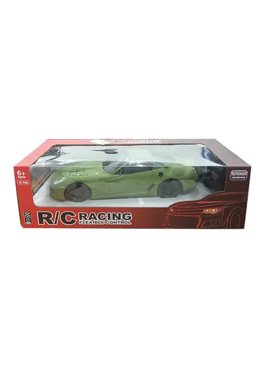1:16 Scale Remote Control Race Matte Color Car Simulation Toy Wireless For Children 5998-1 (L27 x W10.5 x H6)cm - Olive