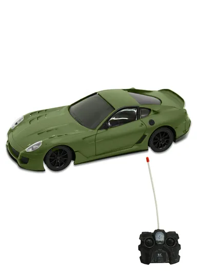 1:16 Scale Remote Control Race Matte Color Car Simulation Toy Wireless For Children 5998-1 (L27 x W10.5 x H6)cm - Olive