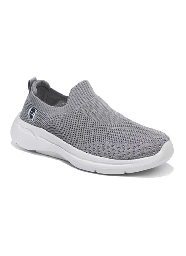 Women's Flat Lightweight Comfort Casual Slip-on Shoes CSW-108 - Grey