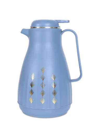 1L Large Capacity Plastic Vacuum Flask With Handle HA-W100 (D15 x H26)cm - Blue