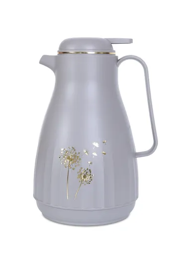 1L Large Capacity Plastic Vacuum Flask With Handle HA-W100 (D15 x H26)cm - Grey