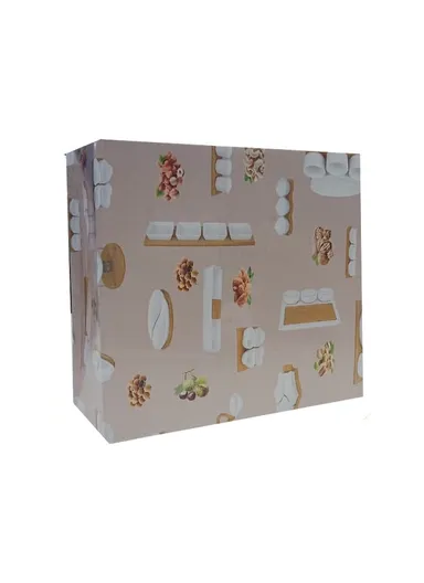 Elegant Glass &amp; Wood Butter Keeper for Organization (L18.5 x W18.5 x H9)cm - Dark Green