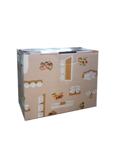 Wooden Butter Keeper With Ceramic Lid for Countertop (W18 x D11 x H9)cm - Dark Green