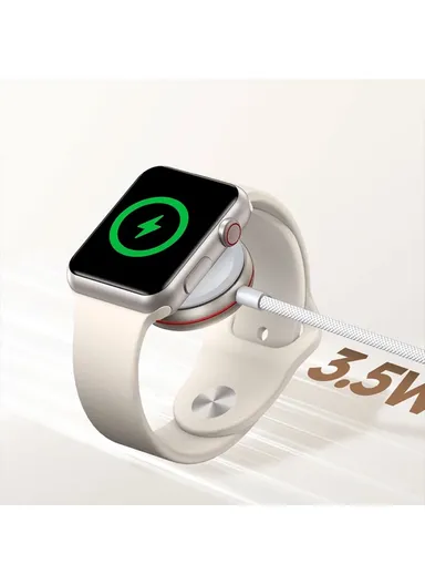 3.5W 1.2m iP Watch Magnetic Charging Cable USB-C S-IW011 - White