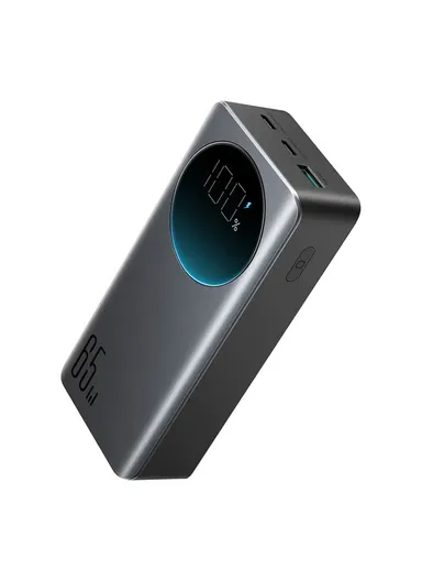 30000mAh 65W Digital Display Fast Charging Power Bank With USB to Type-C Cable JR-PBF05- Black