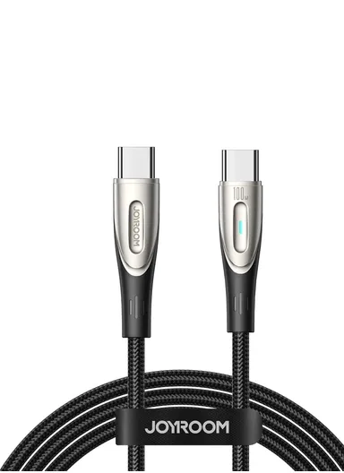 1.2m 240W Pioneer Series Fast Charging Data Cable Type-C to Type-C SA31-CC5 - Black