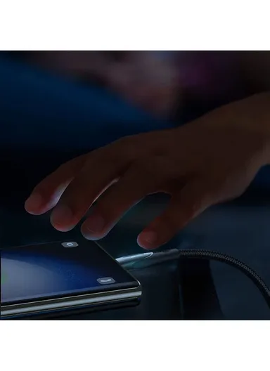 1.2m 240W Pioneer Series Fast Charging Data Cable Type-C to Type-C SA31-CC5 - Black