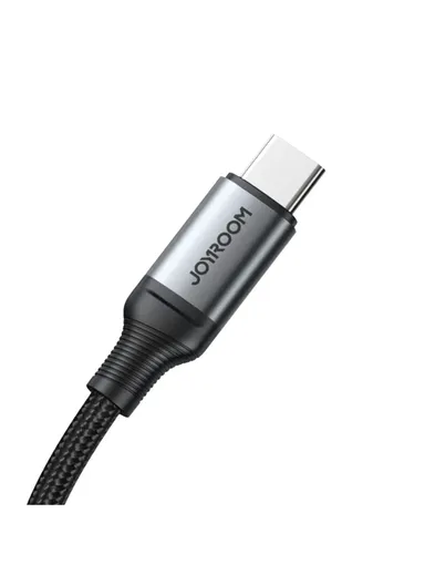 30W 1.2m Speedy Series 3-in-1 Fast Charging Cable Type-C to Lightning +Type-C+ Micro SA21-1T3 - Black