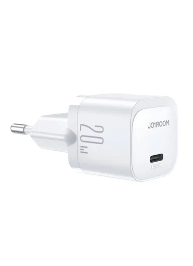 20W Type-C Fireproof PC Mini Charger JR-TCF02 - White