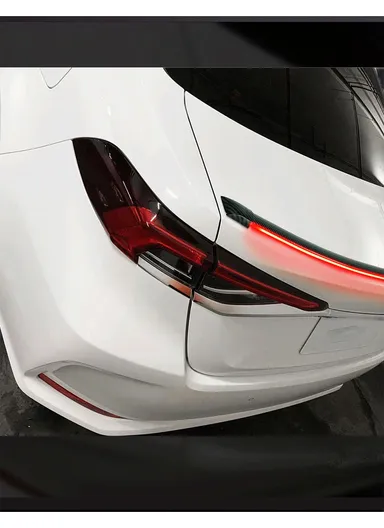 1.2m 12V Universal Multi-function Carbon Fiber Turn Signal Brake Taillight LED Light Strip Spoilers