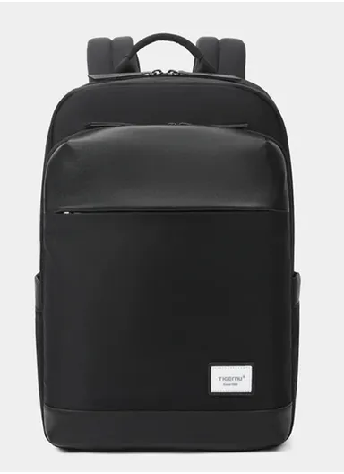 15.6" Laptop Backpack With Water Bottle Holders &amp; Concealed Pocket T-B9520 - Black