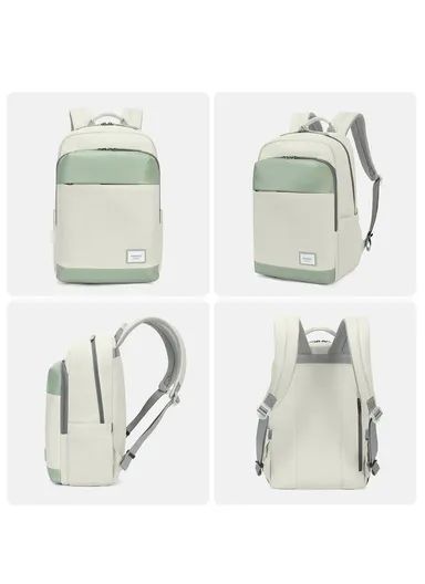 15.6" Laptop Backpack With Water Bottle Holders &amp; Concealed Pocket T-B9520 - Black