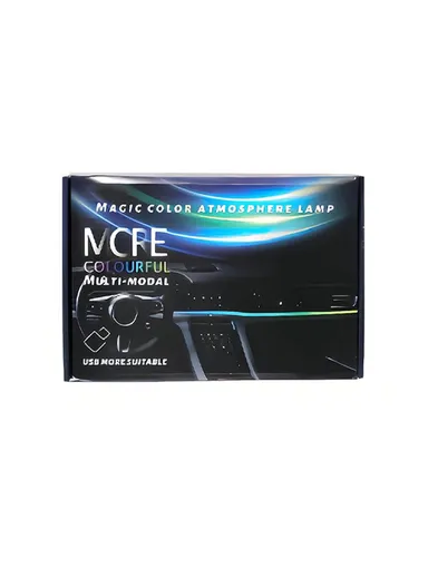 110cm USB Car Interior LED Central Control Atmosphere Lights Streamer Magic Color With Remote Control &amp; App Control