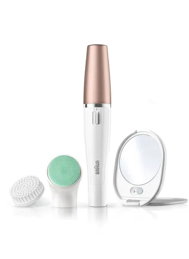 FaceSpa 3 In-1 Facial Epilating Cleansing &amp; Vitalization System With 5 Extras 851V