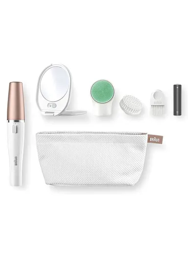 FaceSpa 3 In-1 Facial Epilating Cleansing &amp; Vitalization System With 5 Extras 851V