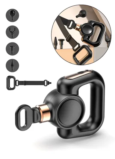 30W Electronic Components &amp; ABS Massage Belt Fascial Gun HB-016 (L22 x W15 x H6)cm