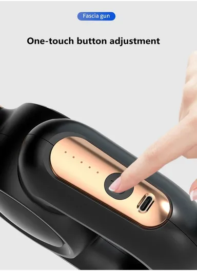 30W Electronic Components &amp; ABS Massage Belt Fascial Gun HB-016 (L22 x W15 x H6)cm