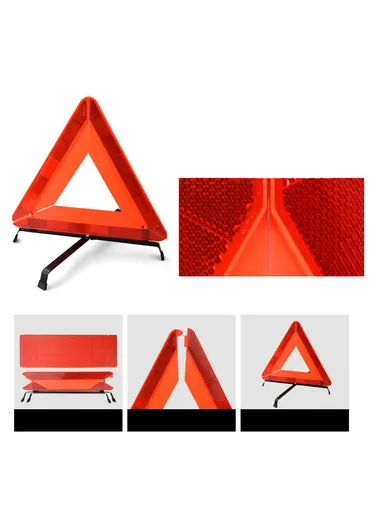 21LED Car Warning Triangle Emergency Reflective LED Light Battery Operated (W42 x D3 x H42)cm
